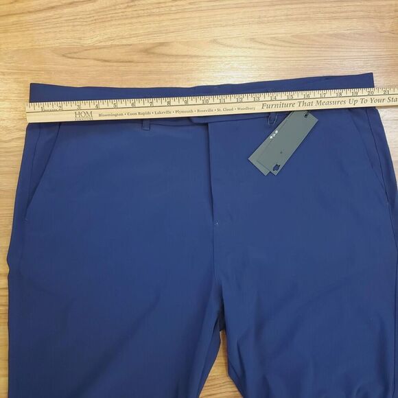 NEW GREYSON Montauk Trouser Mens Size 40/32 Maltese Blue golf Office Stretch - Picture 12 of 15
